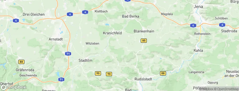 Rittersdorf, Germany Map