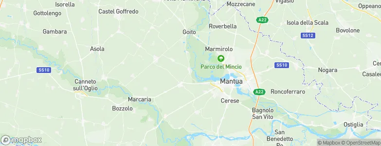 Rivalta sul Mincio, Italy Map