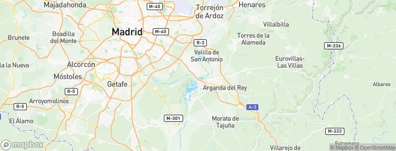 Rivas-Vaciamadrid, Spain Map
