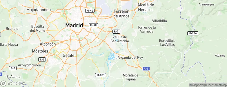 Rivas-Vaciamadrid, Spain Map