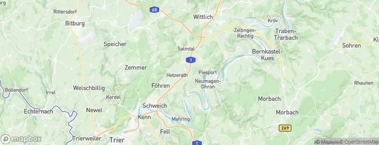 Rivenich, Germany Map