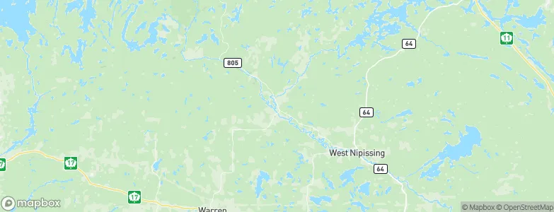 River Valley, Canada Map