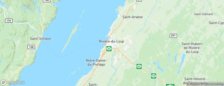 Rivière-du-Loup, Canada Map