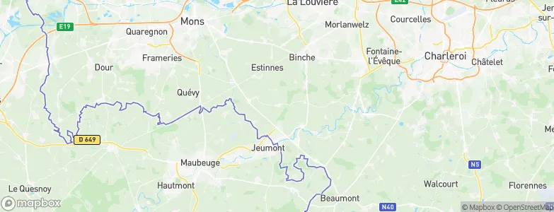 Rivreulle, Belgium Map