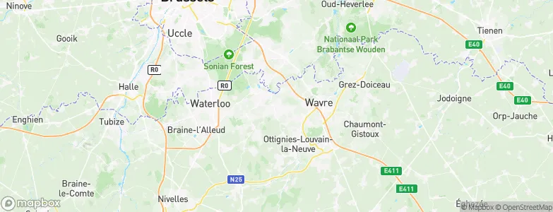 Rixensart, Belgium Map