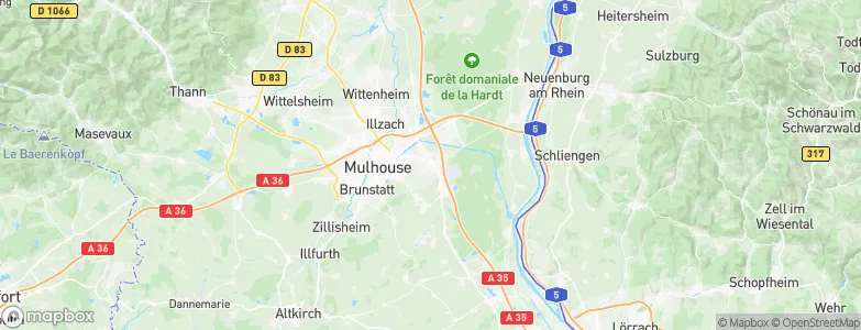 Rixheim, France Map