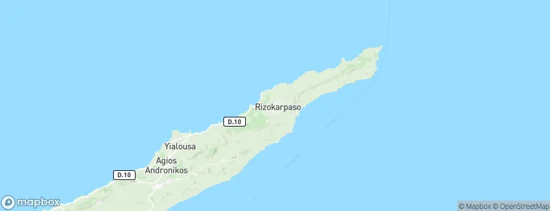Rizokárpaso, Cyprus Map