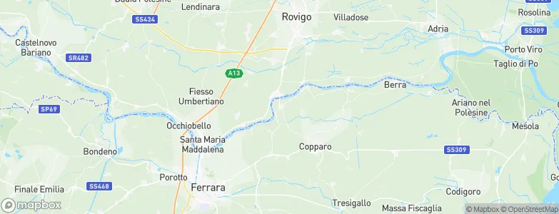 Ro, Italy Map