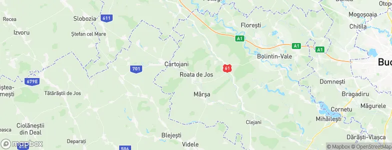 Roata de Jos, Romania Map