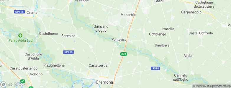 Robecco d'Oglio, Italy Map