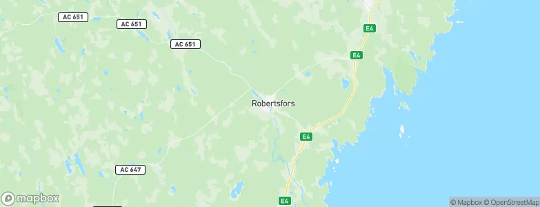 Robertsfors, Sweden Map