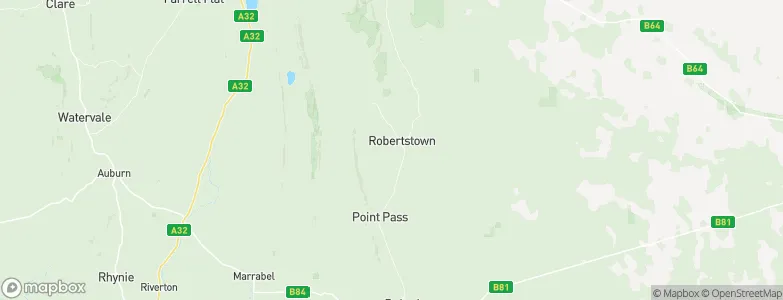 Robertstown, Australia Map