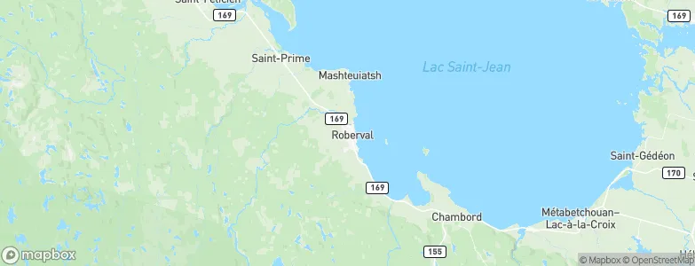 Roberval, Canada Map