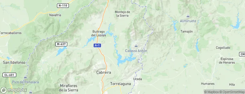 Robledillo de la Jara, Spain Map