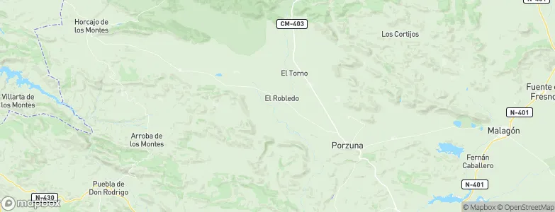 Robledo, El, Spain Map
