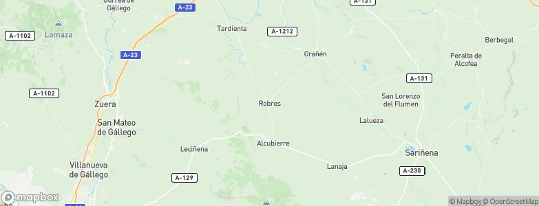 Robres, Spain Map