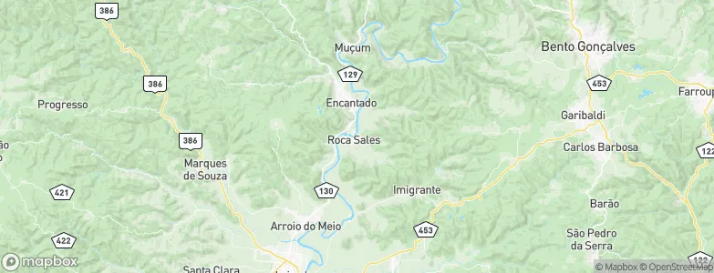 Roca Sales, Brazil Map