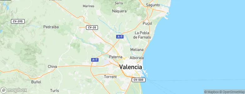 Rocafort, Spain Map