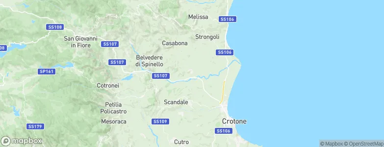 Rocca di Neto, Italy Map
