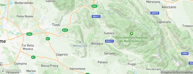 Rocca Santo Stefano, Italy Map