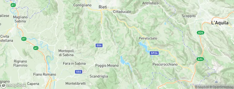 Rocca Sinibalda, Italy Map