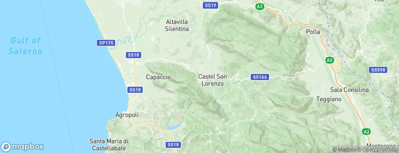 Roccadaspide, Italy Map