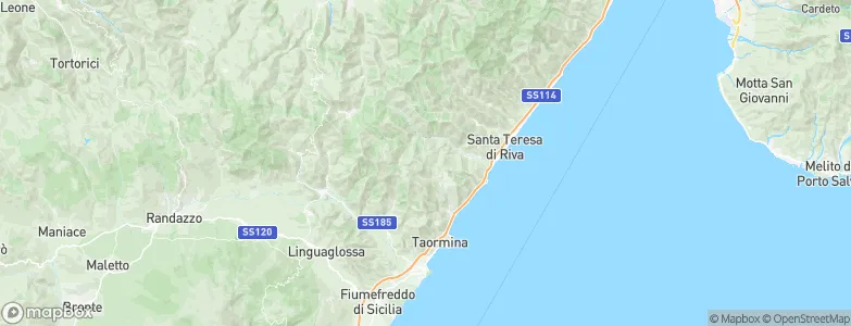 Roccafiorita, Italy Map