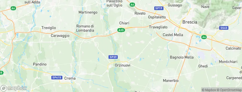 Roccafranca, Italy Map