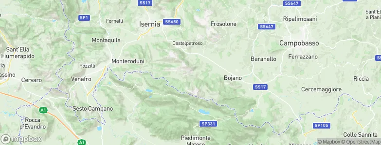 Roccamandolfi, Italy Map