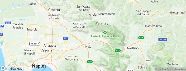 Roccarainola, Italy Map