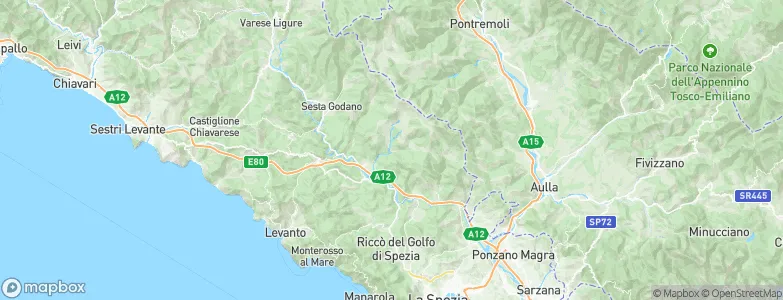 Rocchetta di Vara, Italy Map