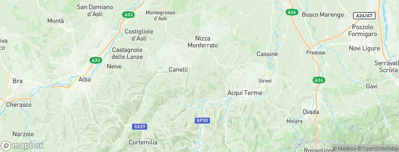 Rocchetta Palafea, Italy Map