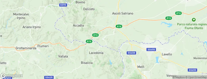 Rocchetta Sant'Antonio, Italy Map