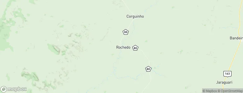 Rochedo, Brazil Map