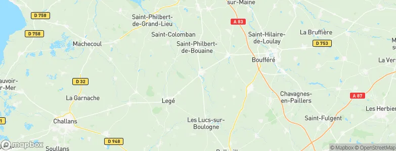 Rocheservière, France Map