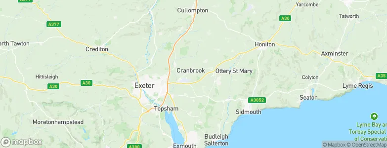 Rockbeare, United Kingdom Map