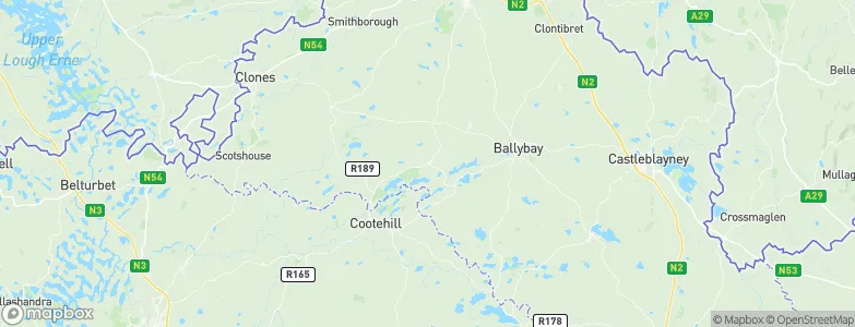 Rockcorry, Ireland Map