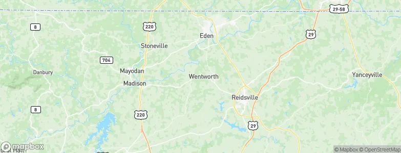 Rockingham, United States Map