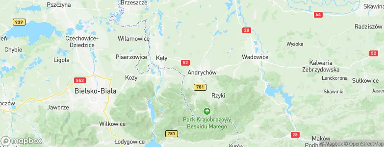 Roczyny, Poland Map