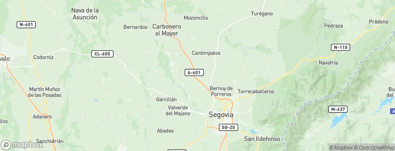 Roda de Eresma, Spain Map