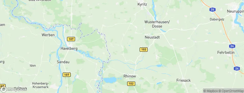 Roddahn, Germany Map