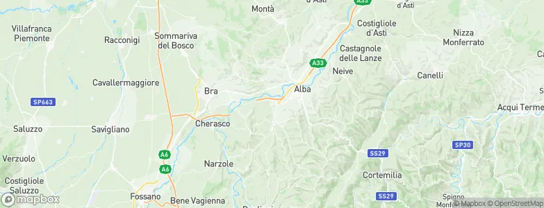 Roddi, Italy Map