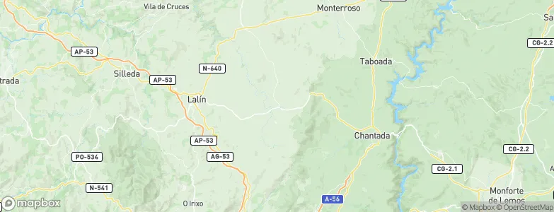 Rodeiro, Spain Map