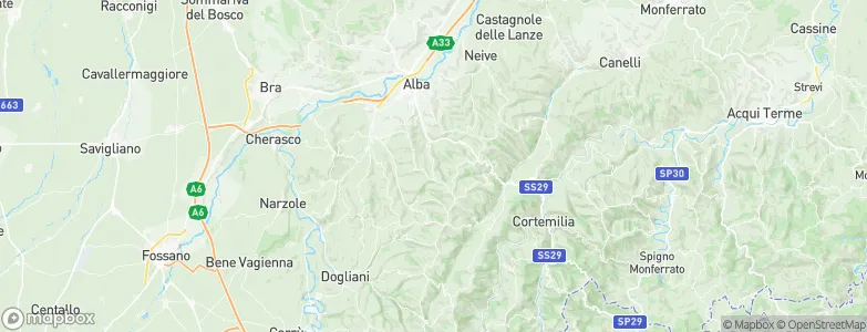 Rodello, Italy Map
