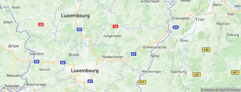 Rodenbourg, Luxembourg Map