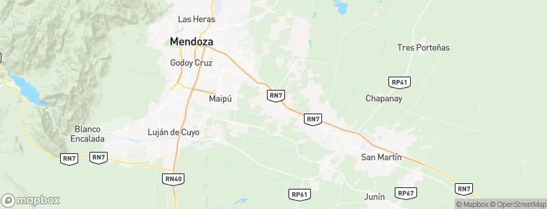 Rodeo del Medio, Argentina Map