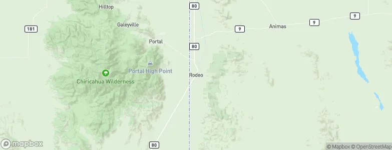 Rodeo, United States Map