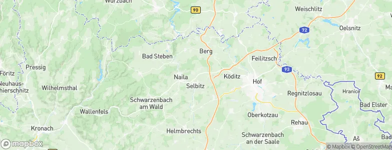 Rodesgrün, Germany Map