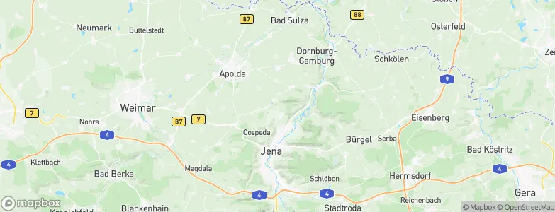Rödigen, Germany Map