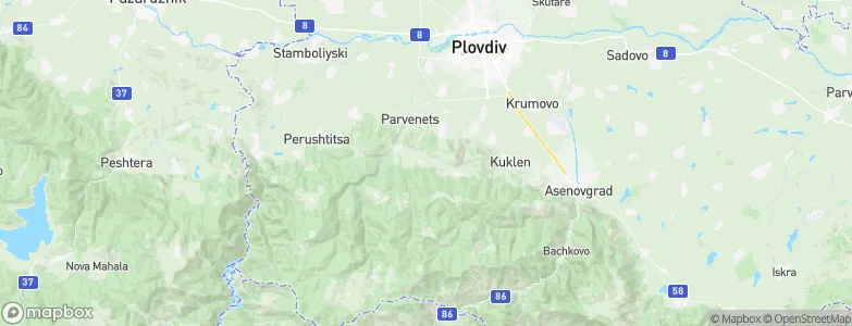 Rodopi, Bulgaria Map